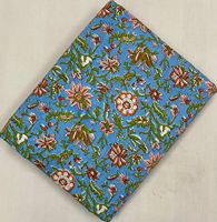 Tissu en coton imprimé à la main de Jaipur, motifs floraux variés, textile indien fait main en gros pour vêtements et décoration intérieure