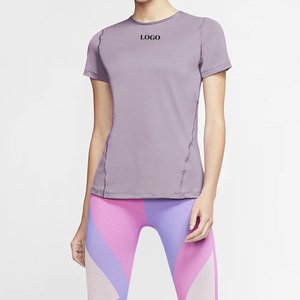 T-shirts décontractés en coton pour femmes et jeunes filles, personnalisables avec logo, de haute qualité, à prix abordable - Product Image 3