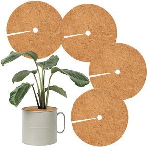 Tapis de contrôle des mauvaises herbes en coco non tissé pour jardin et agriculture, couverture ronde anti-mauvaises herbes, vente en gros - Product Image 1
