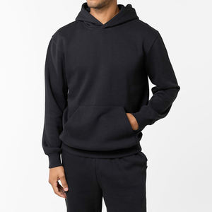 Survêtements de haute qualité Streetwear pantalons de survêtement en coton personnalisés ensembles à capuche hiver pour hommes - Product Image 2