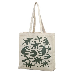 Bolsas Ecológicas WORLD BAGS, Bolsa de Mano de Lona de Algodón con Patrón Geométrico, Asa Propia, Bonito Estampado, Modelo EWB-2456, Fabricado en Bengala Occidental, India - Product Image 2