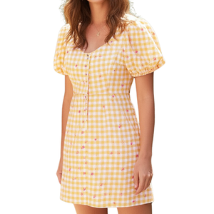 OEM Tùy Chỉnh Của Phụ Nữ Thanh Lịch Thời Trang Phố Dresses Việt Nam Giao Hàng Nhanh Chóng Có Thể Giặt Vật Liệu Bền Vững Dệt Dệt Paisley Mô Hình - Product Image 4