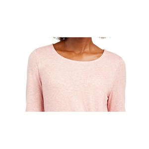 INC International Concepts Top casual da donna rosa taglia grande con laccetti laterali - Product Image 2