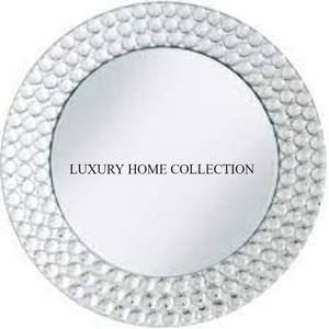 Assiette de chargeur de nourriture décorative de table en métal et cristal Design merveilleux fait à la main Top vente ustensiles de cuisine assiette de chargeur de nourriture - Product Image 5