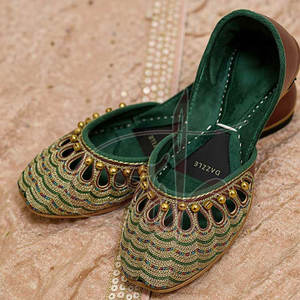 Calzado Khussa para Mujer de Primera Calidad, Nuevo Diseño, Fabricación Personalizada, Bajo MOQ, Antideslizante, con Estampado a la Moda - Product Image 3