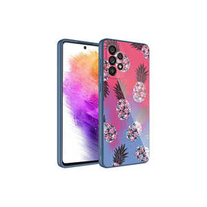 Funda de TPU Suave con Patrón y Silicona Rígida Epoxi para Samsung Galaxy A53 5G A57 A72 4G - Cubierta Trasera con Protección Electrochapada para Cámara - Product Image 2