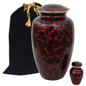 Urnes funéraires en métal et aluminium pour cendres humaines adultes Urnes commémoratives pour animaux de compagnie Urnes funéraires bleues finies aux meilleurs prix - Product Image 5