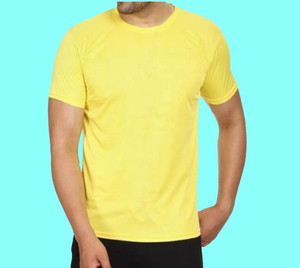 Best Cotton Feel Blank T-shirts à manches courtes en polyester 100% pour hommes avec impression personnalisée unie du fabricant expert en Inde - Product Image 6