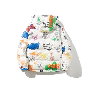 Chaqueta acolchada personalizada de diseñador para hombre 2025, abrigos de moda al por mayor con tela de lona de burbuja brillante - Product Image 3