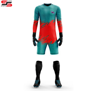 Vente en gros d'uniforme de gardien de but de football imprimé par sublimation personnalisé uniforme d'équipe de football scolaire à séchage rapide vêtements de football - Product Image 5