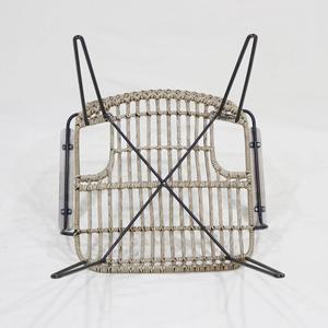 Wisemax Furniture Foshan Nouveau style Meubles de restaurant populaires Chaise en rotin Chaise de salle à manger en bois à vendre - Product Image 3