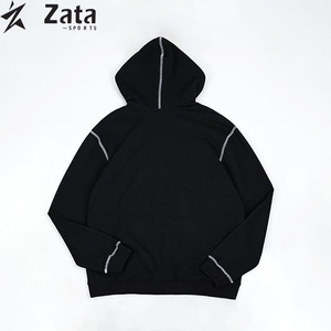 Personalizado DTG impresión 460GSM pesado poliéster/algodón ecológico transpirable hombres invierno sudaderas con capucha de gran tamaño sin cuerda - Product Image 2