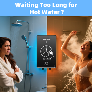 Chauffe-eau électrique instantané intelligent à économie d'énergie de nouvelle conception pour hôtel, maison, garage, douche - Product Image 2