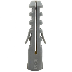 Cheville murale grise Elehk, cheville en nylon, <span class=keywords><strong>goujon</strong></span> en plastique, fixations, cheville d'expansion en forme de flèche, cheville murale en plastique - Product Image 1