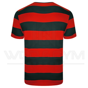 เสื้อยืดแห้งเร็วสำหรับผู้ชายลำลองแนวสตรีทเสื้อกีฬาผ้าเจอร์ซีย์สีพื้นโลโก้ที่กำหนดเอง - Product Image 6