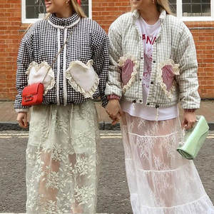 Veste pour femme avec logo personnalisé, chaude et chauffante, doudoune tendance pour femme, veste matelassée pour femme - Product Image 5