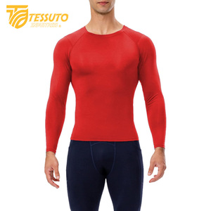 Jogging Wear Men's Gym Sports Summer Short Sleeve Compression <b>T</b>-<b>Shirt</b> Running Clothes Yoga Fitness <b>Tight</b> Active Top for Men - Product Image 2