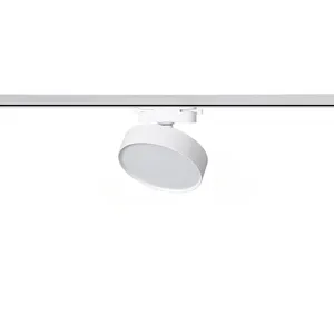 PetrickOrbit Projecteur LED sur rail moderne 30W à puce COB, corps en aluminium et PC, base 2 fils pour éclairage sur rail de supermarché, magasin de vêtements, boutique - Product Image 4