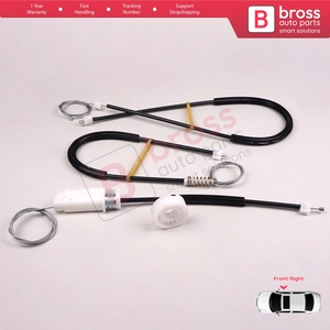 Kit de réparation de lève-vitre électrique BWR670, porte avant droite pour New Beetle 1Y7 2 portes Cabriolet Convertible CC 2003-2010 1Y0837462 - Product Image 5