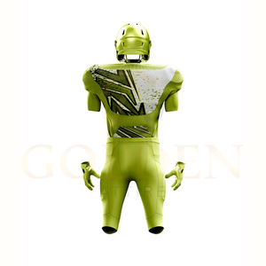 Vêtements de sport pour hommes de haute qualité, ensembles d'uniformes de football américain, légers, 100% polyester, couleurs personnalisables, service OEM - Product Image 4