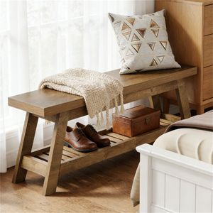 Long Entrance Bench with <b>Shoe</b> <b>Storage</b> Dual-Purpose Dining Table Seat and <b>Shoe</b> Rack - Product Image 2