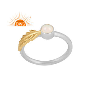 Handmade Design Fine Sterling <b>Silver</b> Natural Ethiopian <b>Opal</b> Gemstone Stackable <b>Ring</b> Custom Jewelry Manufacturer - Product Image 1