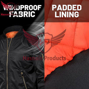 แจ็กเก็ตเลตเตอร์แมนผ้าซาตินสีกากีฤดูหนาววินเทจสำหรับผู้ชายขายส่งเสื้อครอปผ้าฝ้ายผิวแกะงานปัก - Product Image 2