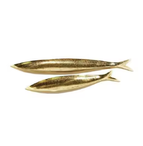 Plateaux de service en laiton artisanal en métal de luxe avec poignées accrocheuses pour décor d'événement de mariage - Product Image 3