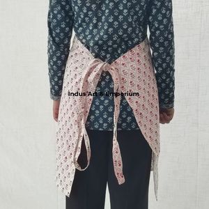 Solid Cotton Linen <b>Kitchen</b> <b>Apron</b> High Quality 100% Linen Long <b>Apron</b> for Cooking - Product Image 2