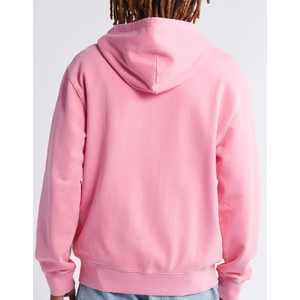 2025 hommes automne et hiver nouveau sweat à capuche à fermeture éclair en gros impression de Logo personnalisé 100% coton couleur rose - Product Image 2
