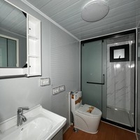 Maison mobile modulaire préfabriquée facile à construire de 40 pieds, extensible, transportable, Casa De Contenedor, deux chambres pour appartement, hôtel, villa