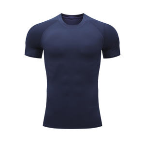 Camisetas deportivas ajustadas de secado rápido para hombre, camisetas deportivas de manga corta para correr y entrenar, camiseta de alta elasticidad para hombre - Product Image 4