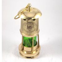 Haute Qualité Vintage Antique En Laiton Navire Lanterne Nautique Lampe À Huile Décorative Rétro Kérosène Maritime Lumière avec Cintre à Vendre