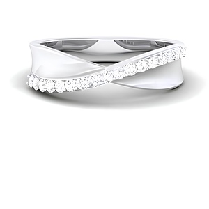 Bague en or massif 14K avec diamant naturel véritable certifié IGI Bijoux en solitaire élégant pour hommes et femmes - Product Image 6