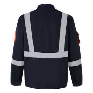 Vêtements de travail de sécurité uniforme vêtements industriels équipement de protection coton respirant coutures durables veste robuste - Product Image 6