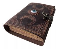 Journal de voyage vintage rétro fait main, arbre de vie, couverture en cuir gaufré, carnet à couverture souple, cadeau, design exclusif