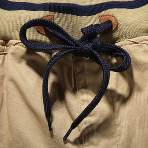 Pantalones cortos de moda de verano ajustados para hombre con diseño de logotipo personalizado OEM, algodón, patrón recto informal, ligero, medio DDP, envío - Product Image 3