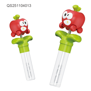 QSTOYS QS Juguetes de Burbujas de Plástico ABS con Diseño de Vegetales Coloridos para Niños, <span class=keywords><strong>3</strong></span> en 1, Regalo de Verano para Niños y Niñas de <span class=keywords><strong>3</strong></span> Años en Adelante, Precio Bajo - Product Image 4