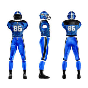 Fabricant d'uniformes de football américain personnalisés de taille plus respirants pour enfants au Pakistan - Product Image 4