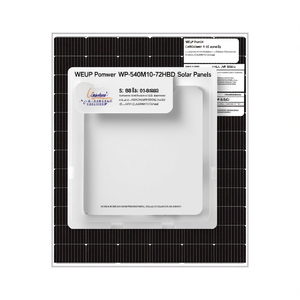 Panneau solaire WEUP Power WP-540M10-72HBD - Product Image 2