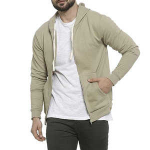 Venta al por mayor de calidad superior 2025 nuevo estilo de los hombres de cremallera sudaderas con capucha de buena calidad de marca de moda de los hombres de cremallera sudaderas con capucha para la venta en línea - Product Image 1