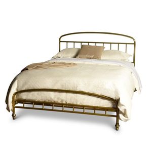 Cadre de lit en laiton de luxe avec finition polie, rehaussant l'ambiance royale de la chambre et offrant une durabilité métallique durable, une résistance et une beauté durables - Product Image 2