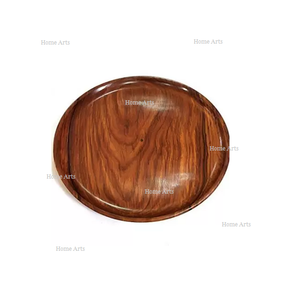 Assiette de présentation en bois au design le plus récent, qualité exclusive, taille et forme personnalisées, sous-assiette pour usage domestique et hôtelier - Product Image 6