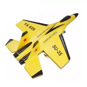 FX820 SU35 שלט רחוק לוחם דאון שלט רחוק קל לטוס עמיד רך EPP קצף מטוס