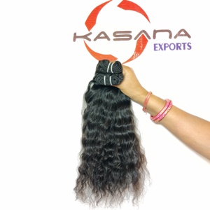 Les extensions de cheveux humains pour femmes indiennes traitement chimique brut Bundle Styles de couleur naturelle gratuits incluent des cheveux Remy Body Wave droits - Product Image 5