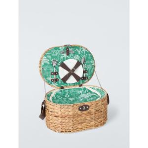 John Lewis ตะกร้าปิกนิก4คน, กล่องเก็บความเย็นผักตบชวากล่องปาล์มบรรจุปราศจากกลูเตนและเป็นมิตรกับมังสวิรัติ - Product Image 4