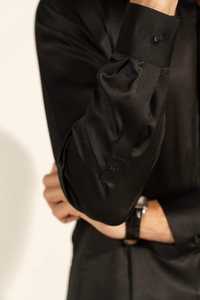 100% ropa musulmana larga Shalwar Kameez de alta calidad para hombres con cuello mandarín transpirable bolsillos laterales de talla grande MOQ bajo - Product Image 2