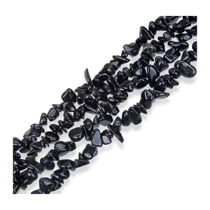 Vente en gros de perles métaphysiques en obsidienne noire pour fabrication de bijoux - Product Image 3