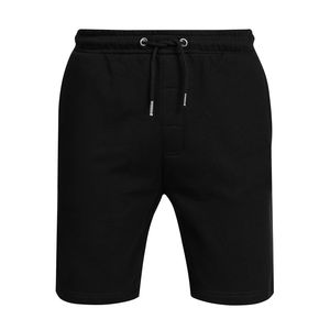 Precio barato de los hombres 100% algodón patrón sólido pantalones cortos de verano cordón elástico gimnasio Jogging Joggers - Product Image 4