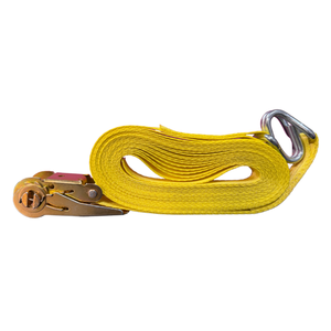 Ceinture d'arrimage à cliquet à haute résistance de 25mm | Sangle d'arrimage en polyester robuste pour une liaison de charge sécurisée - Product Image 4